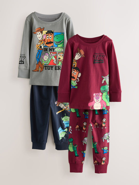 Multi Toystory Snuggle Pyjamas 2 Pack (9mths-8yrs)