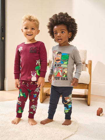 Multi Toystory Snuggle Pyjamas 2 Pack (9mths-8yrs)