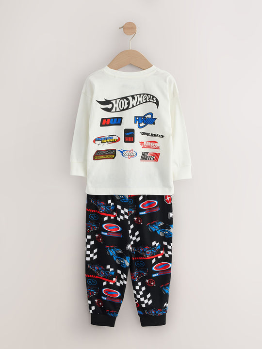 Multi Hot Wheels Snuggle Pyjamas 2 Pack (9mths-9yrs)