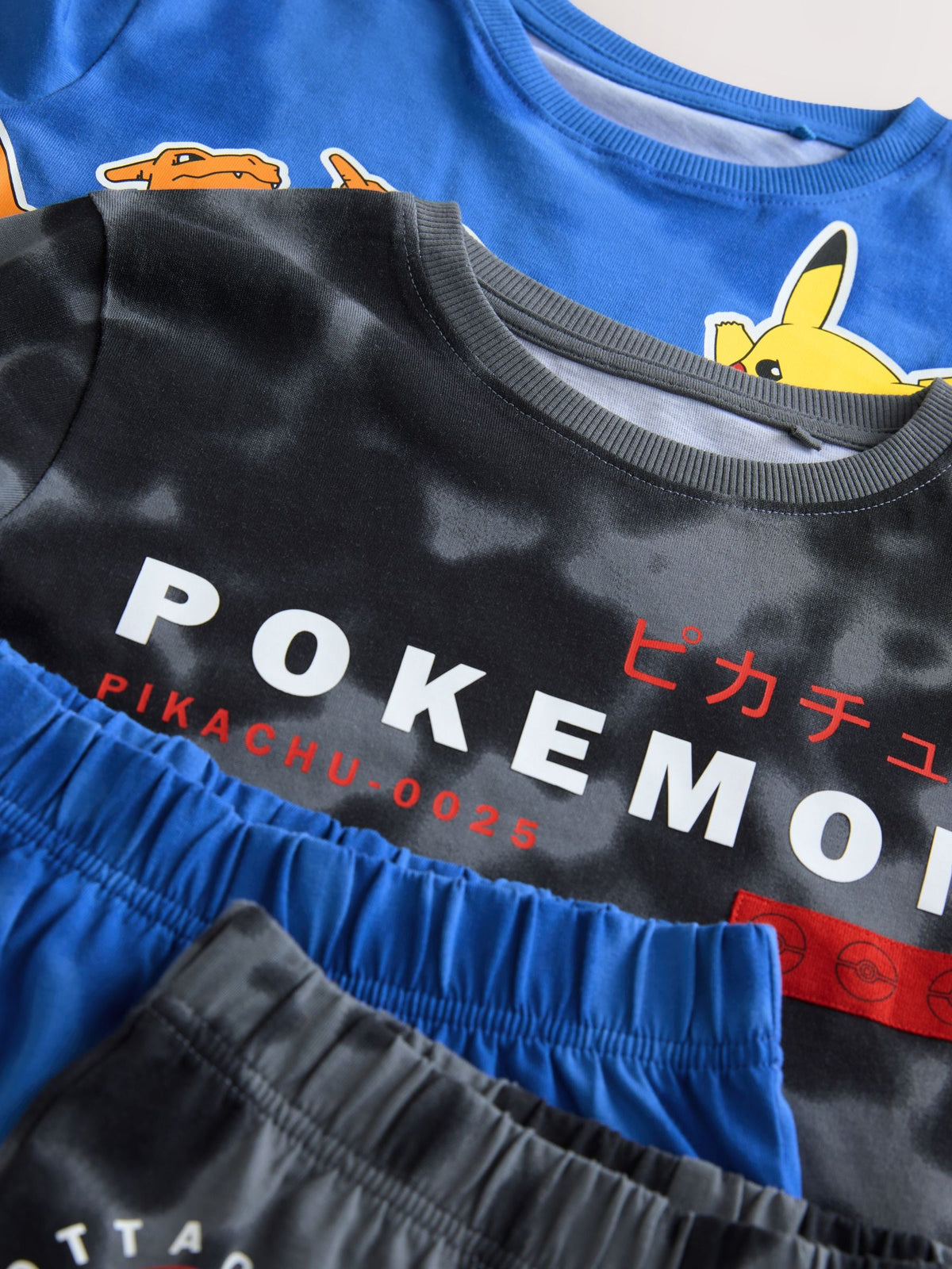 Blue/Black Pokemon Jogger Pyjamas 2 Pack (3-14yrs)