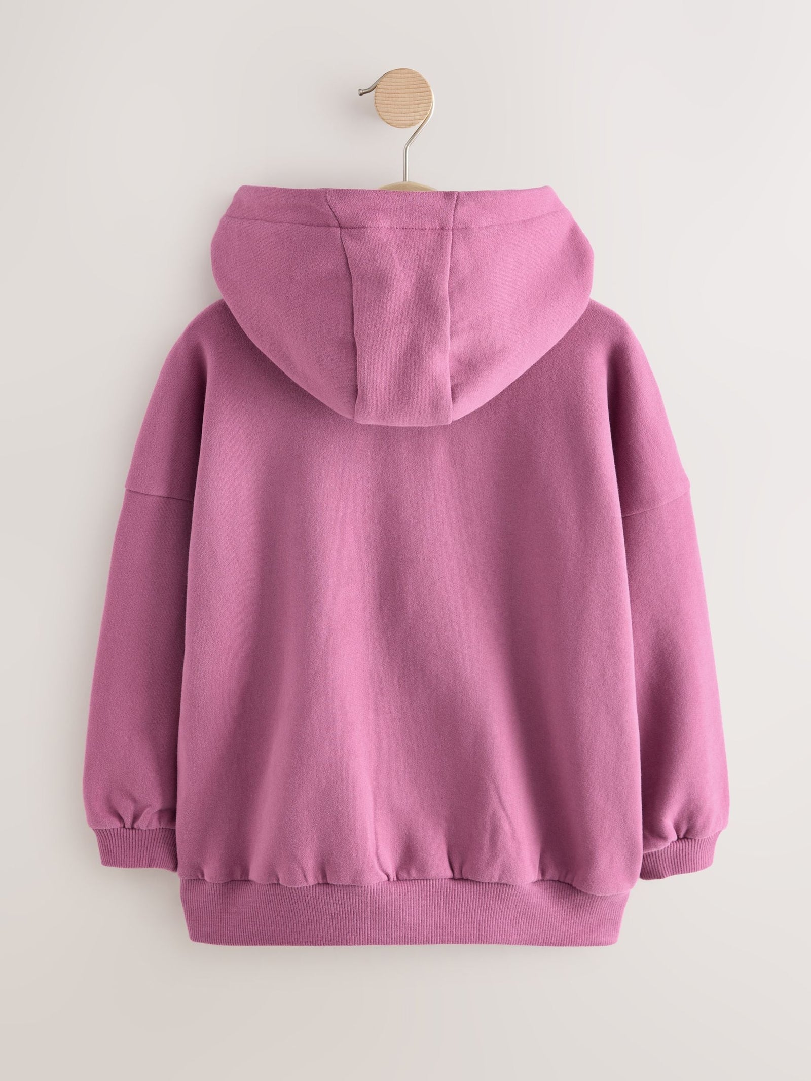 Berry Pink Zip Through Hoodie (3-16yrs)