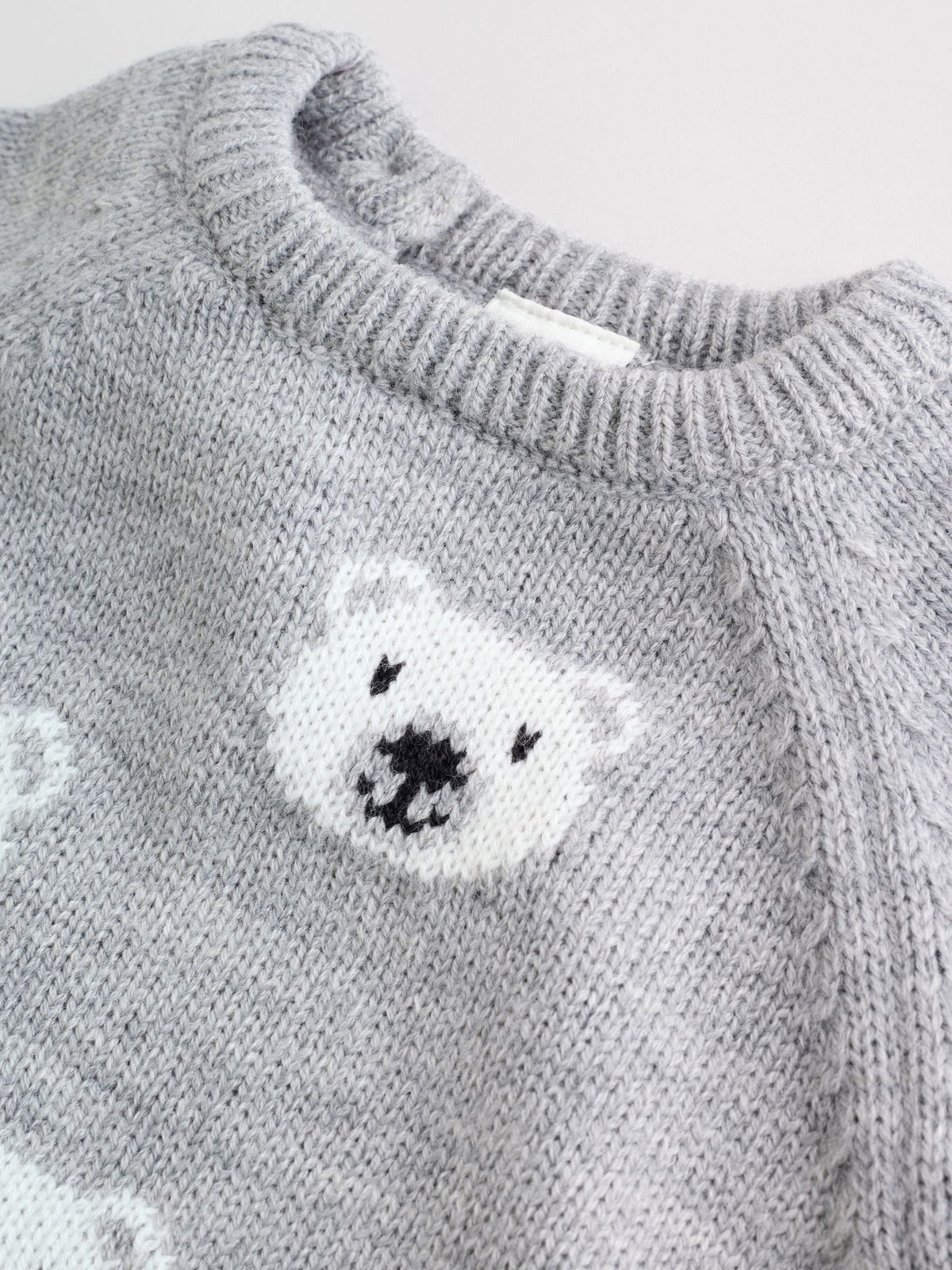 Grey Bear Knitted Top and Leggings Set (0mths-2yrs)