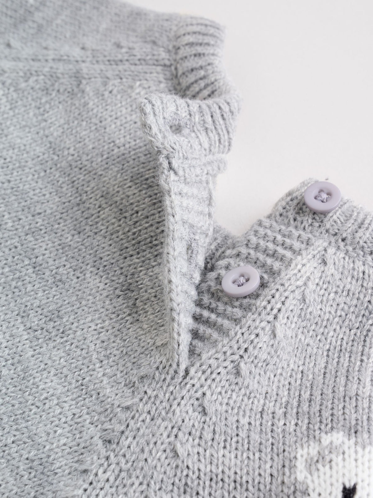 Grey Bear Knitted Top and Leggings Set (0mths-2yrs)
