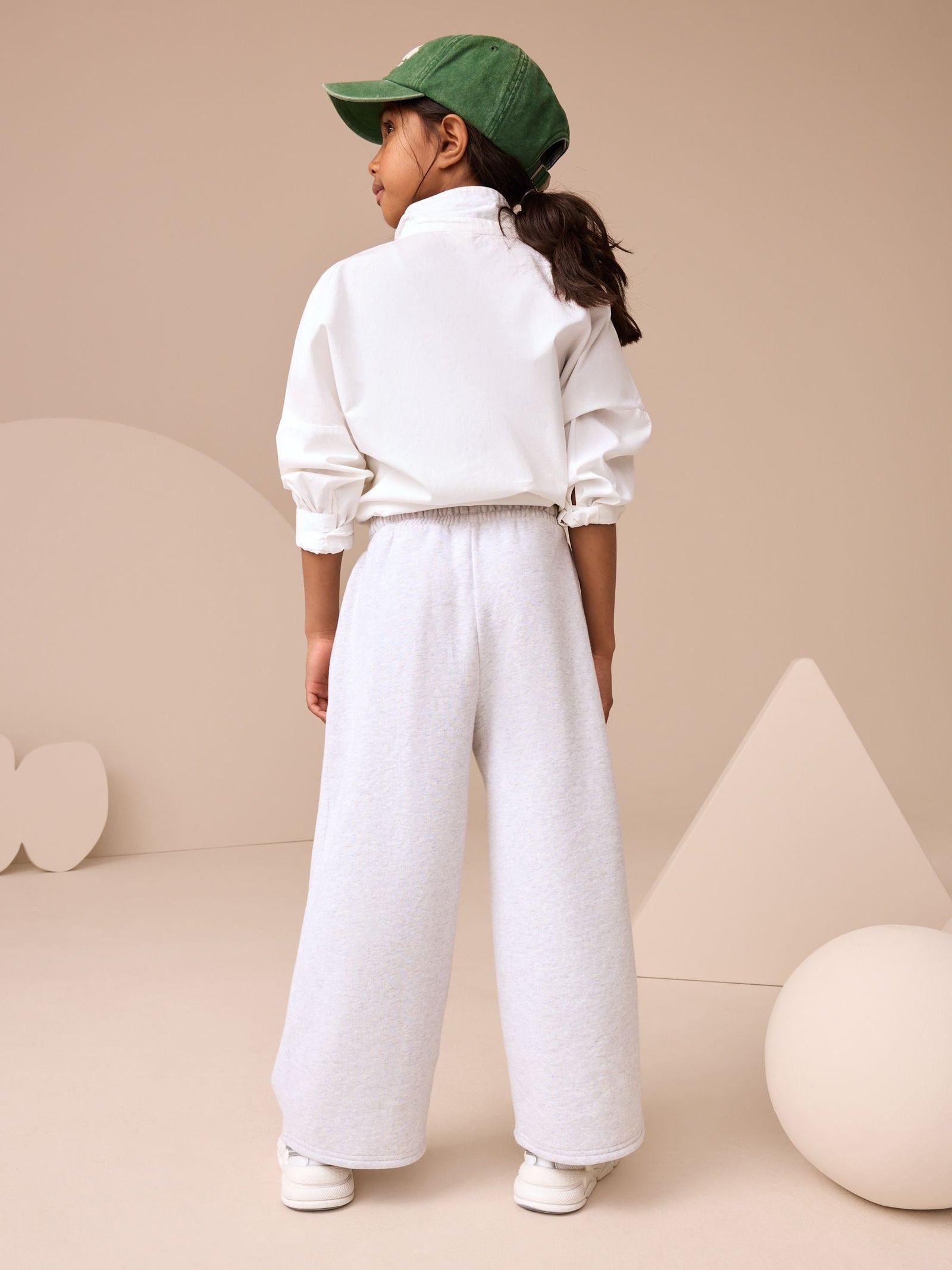 Grey Wide Leg Joggers (3-16yrs)