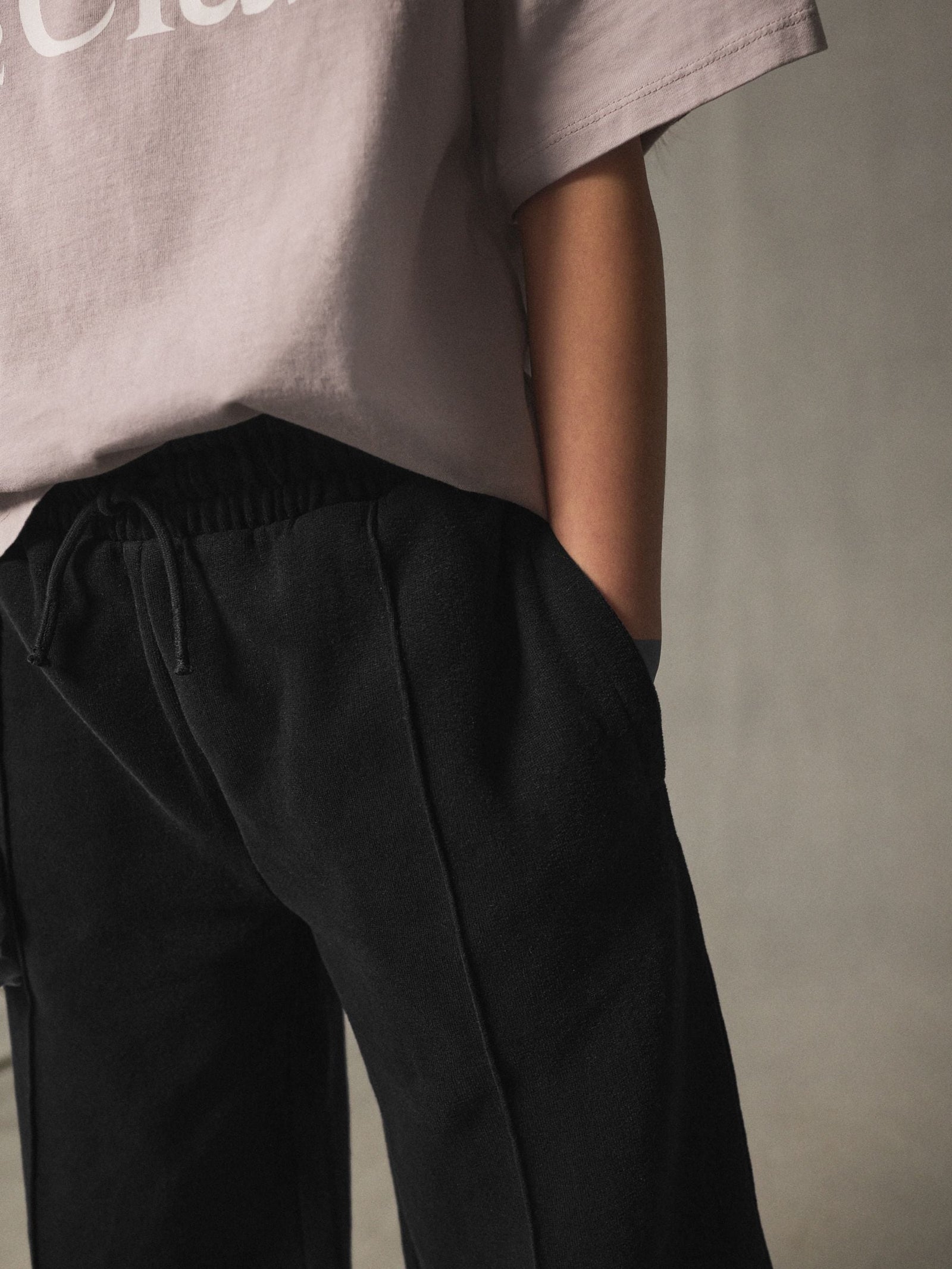 Black Wide Leg Joggers (3-16yrs)