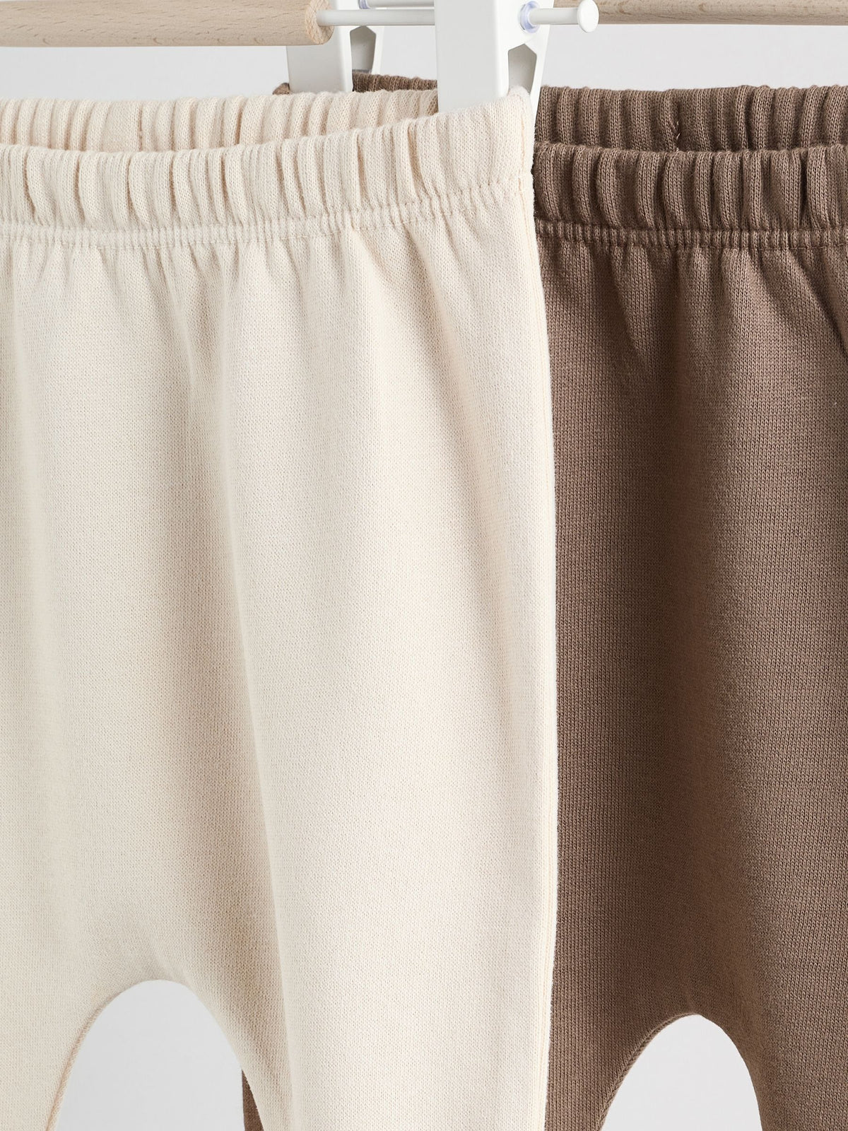 Neutral Bear Baby 100% Cotton Leggings 2 Pack (0mths-2yrs)