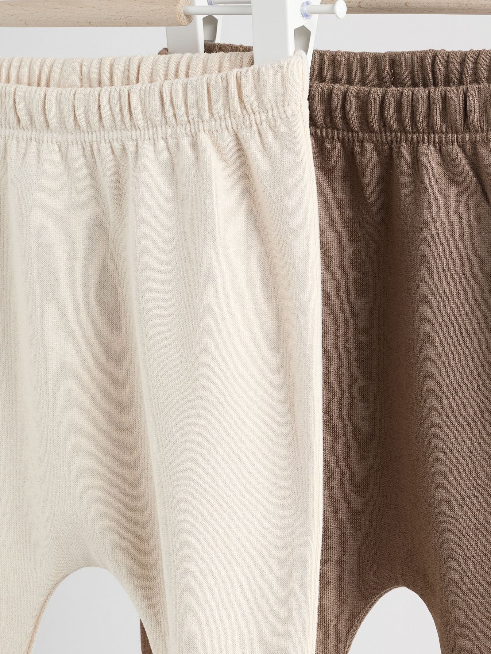 Neutral Bear Baby 100% Cotton Leggings 2 Pack (0mths-2yrs)