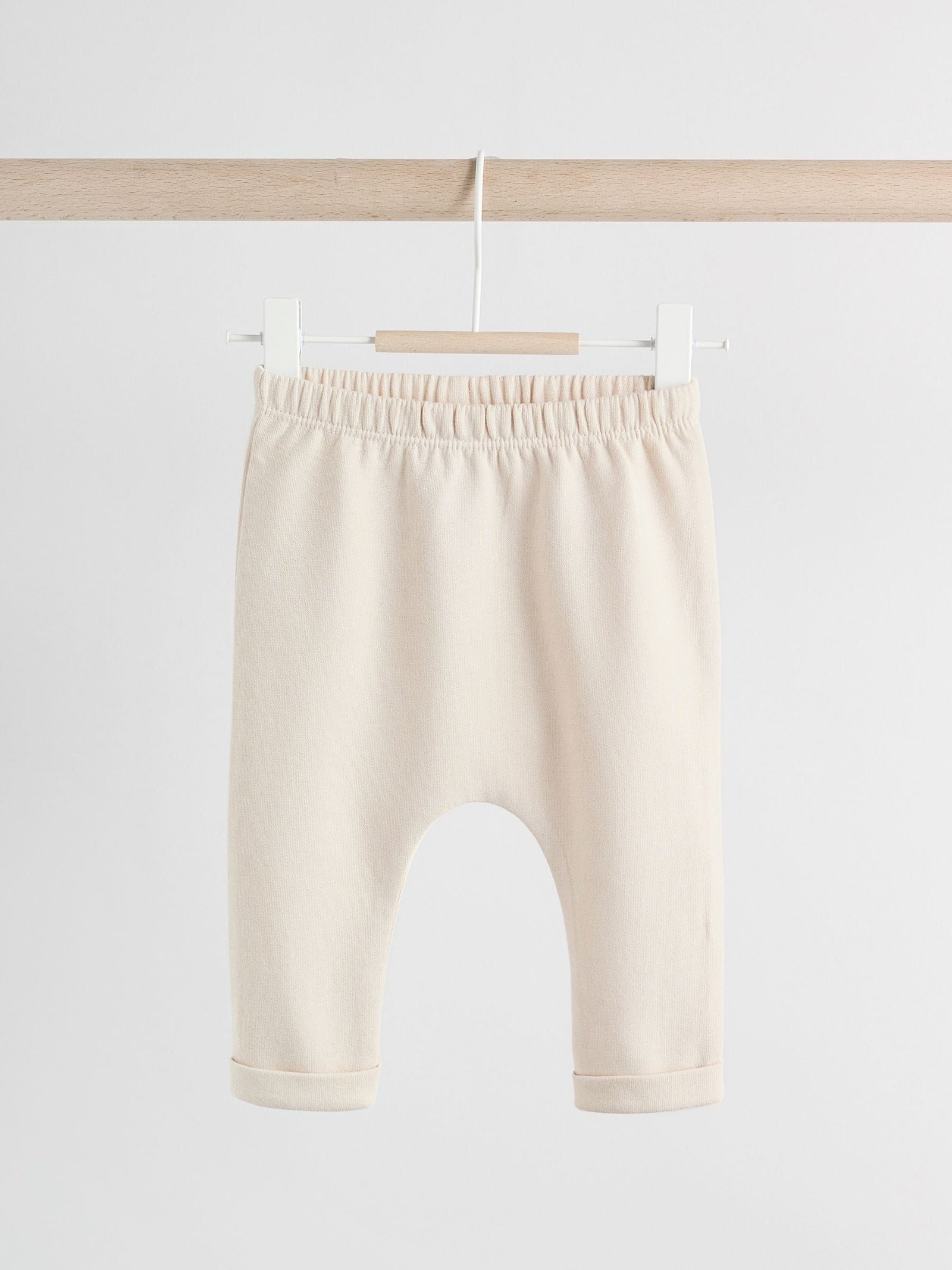 Neutral Bear Baby 100% Cotton Leggings 2 Pack (0mths-2yrs)