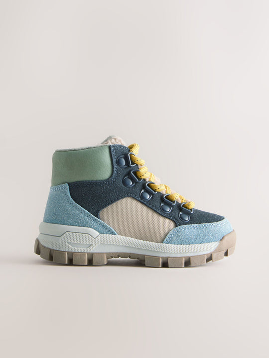 Blue Thermal Thinsulate™ Lined Hiker Boots
