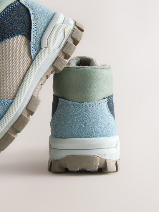 Blue Thermal Thinsulate™ Lined Hiker Boots