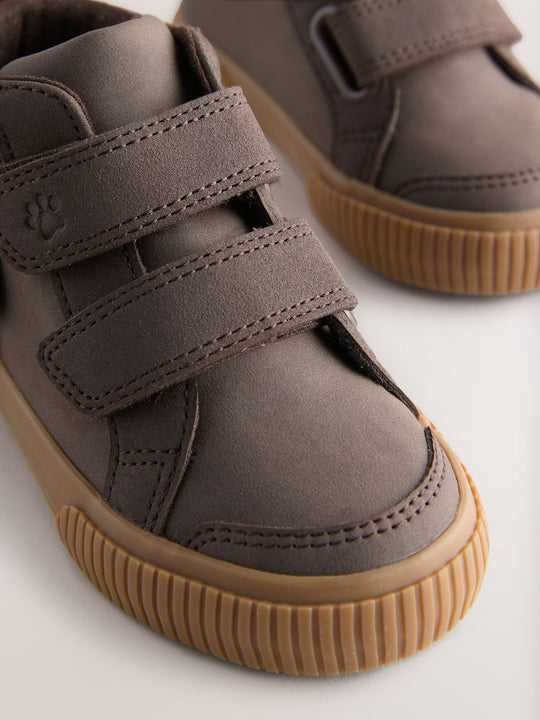 Chocolate Brown Dog Standard Fit (F) Touch Fastening Boots