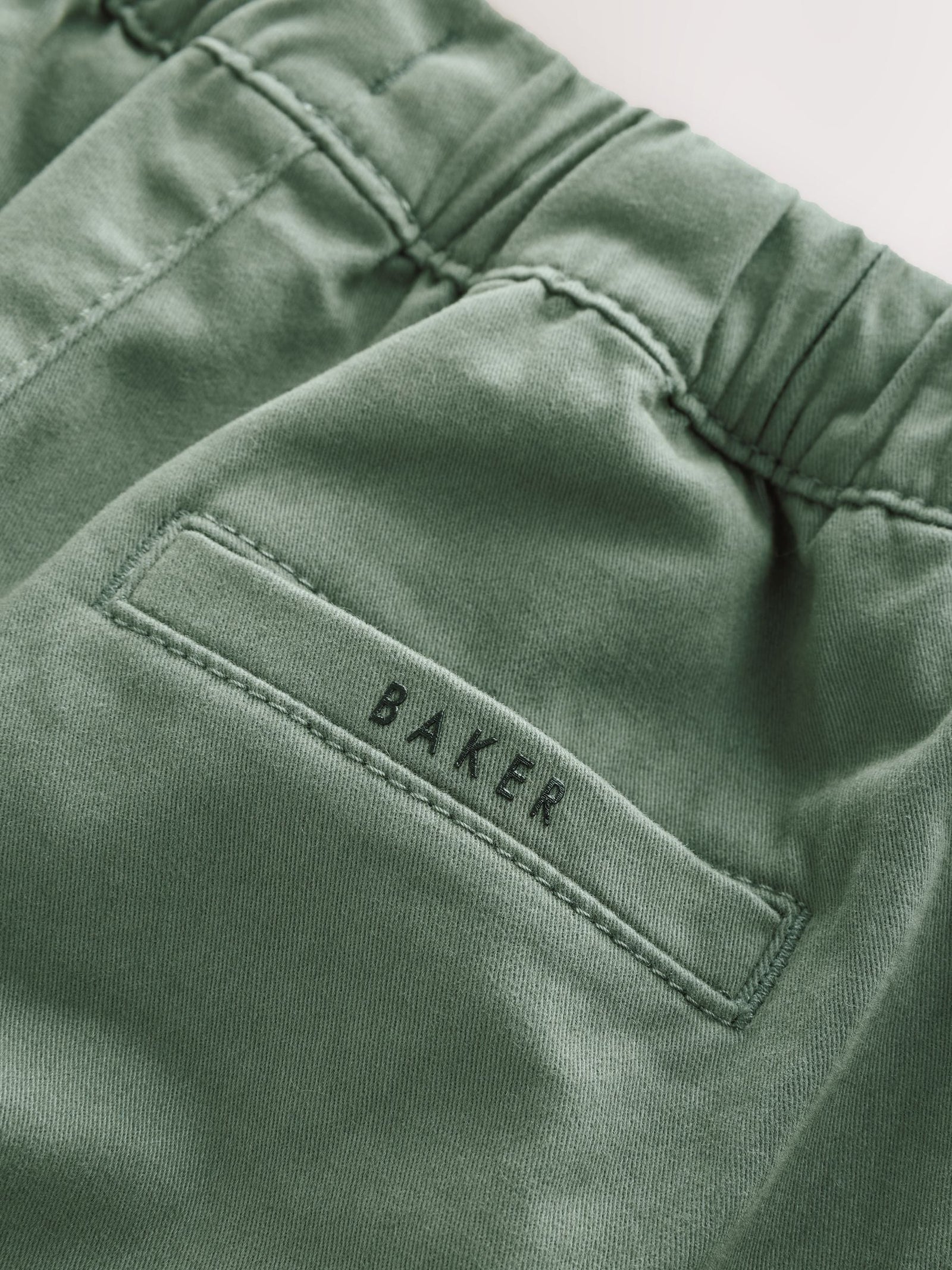 Baker by Ted Baker Stone and Green Sweatshirt and Cargo Trousers Set
