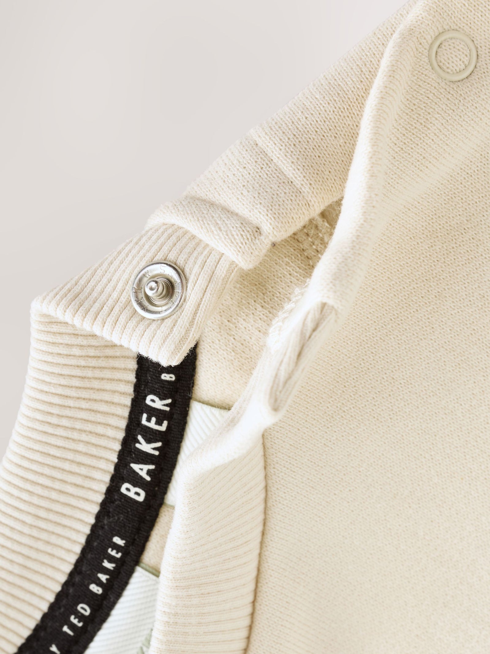 Baker by Ted Baker Stone and Green Sweatshirt and Cargo Trousers Set