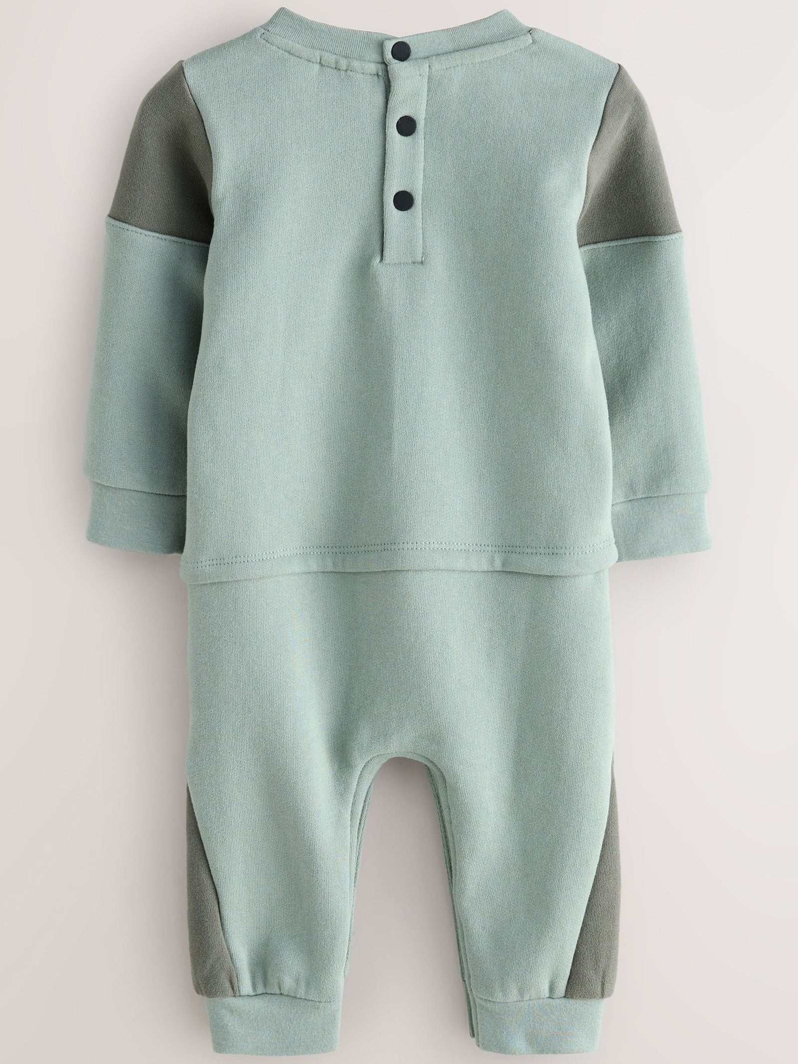 Baker by Ted Baker Green Mockable Rompersuit