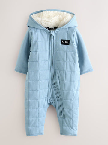Baker by Ted Baker Blue Quilted All-In-One