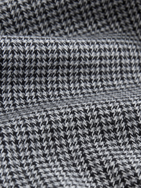 Black/White Grid Check Pull On Smart Trousers (3mths-7yrs)