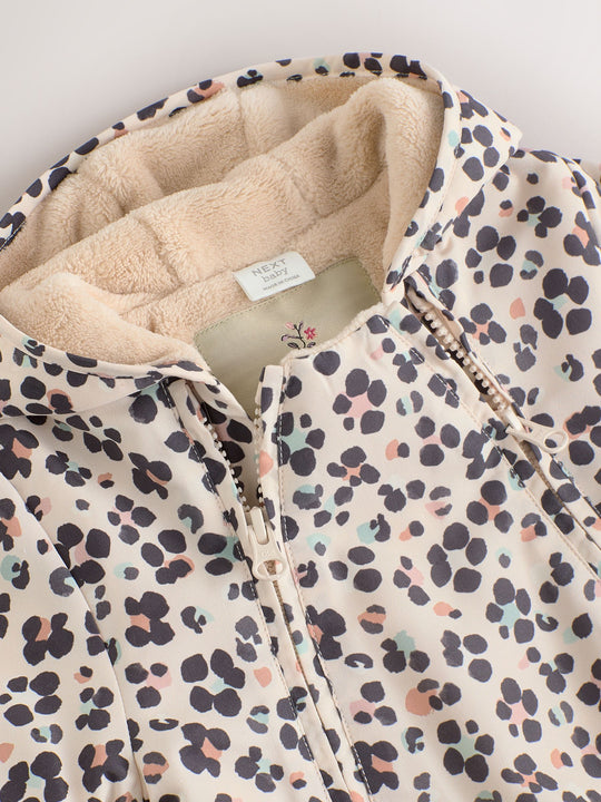 Animal Printed Hooded Nylon Baby Pramsuit (0mths-2yrs)