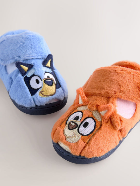 Blue/Orange Bluey Cupsole Slippers