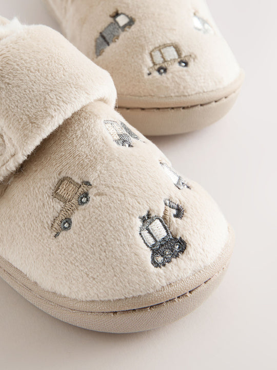 Neutral Transport Warm Lined Cupsole Slippers