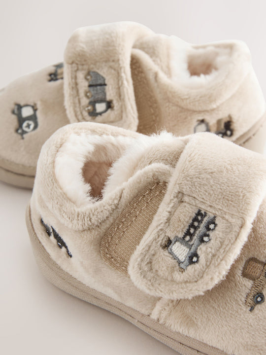 Neutral Transport Warm Lined Cupsole Slippers