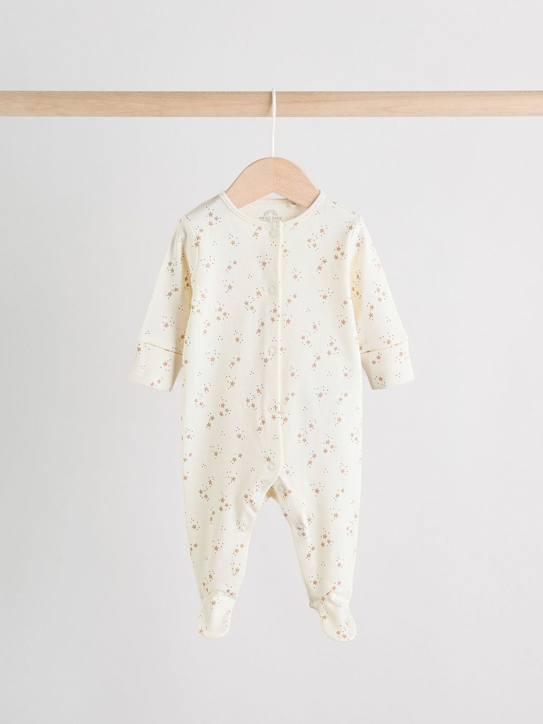 Neutral Baby Sleepsuit, Bodysuit, Beanie and Bib Set 4 Piece (0-9mths)