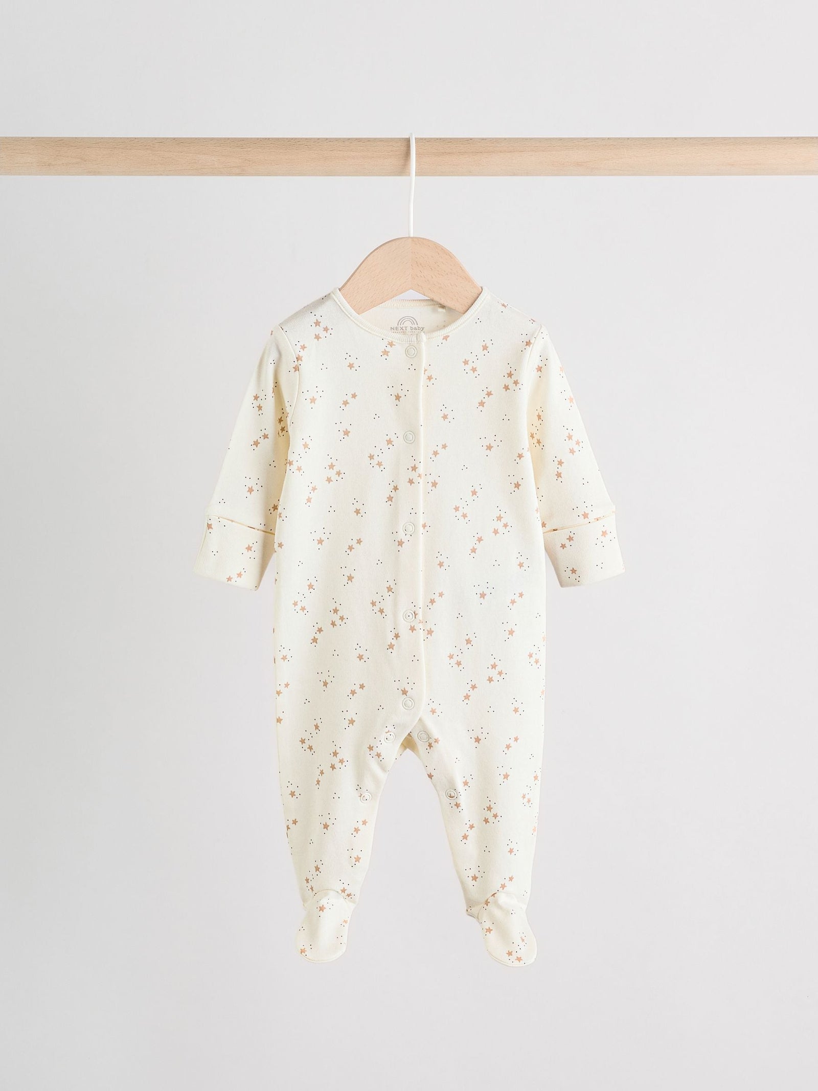 Neutral Baby Sleepsuit, Bodysuit, Beanie and Bib Set 4 Piece (0-9mths)