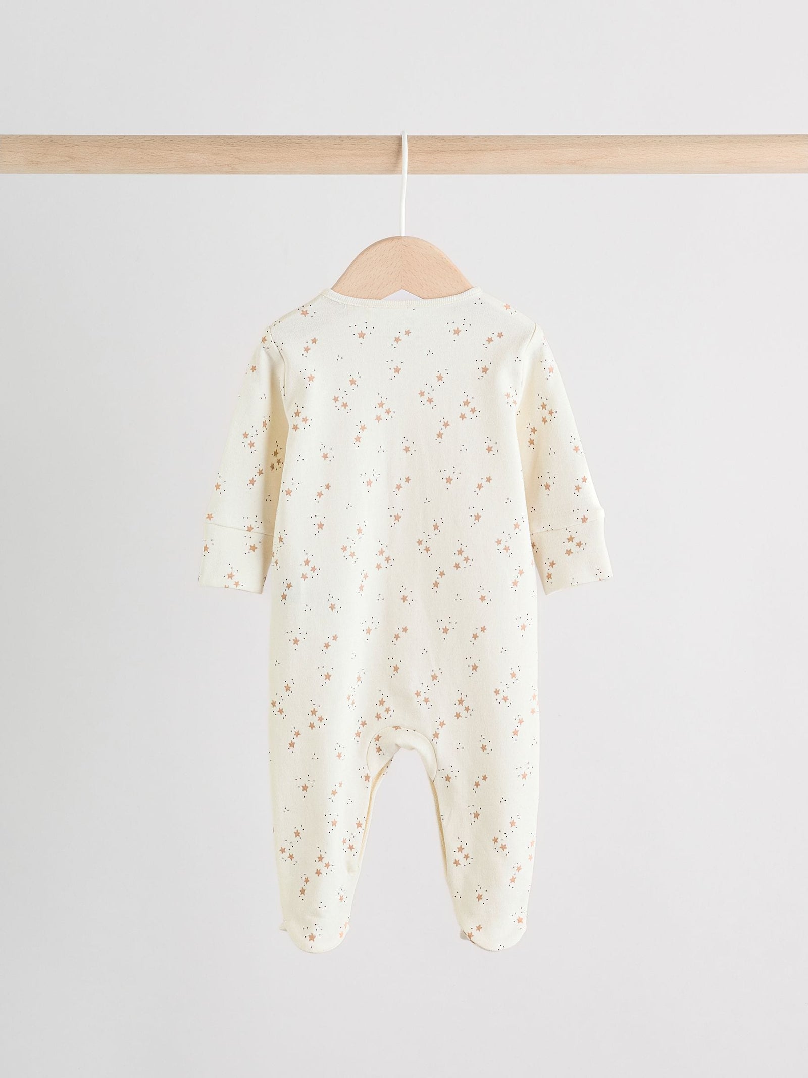 Neutral Baby Sleepsuit, Bodysuit, Beanie and Bib Set 4 Piece (0-9mths)