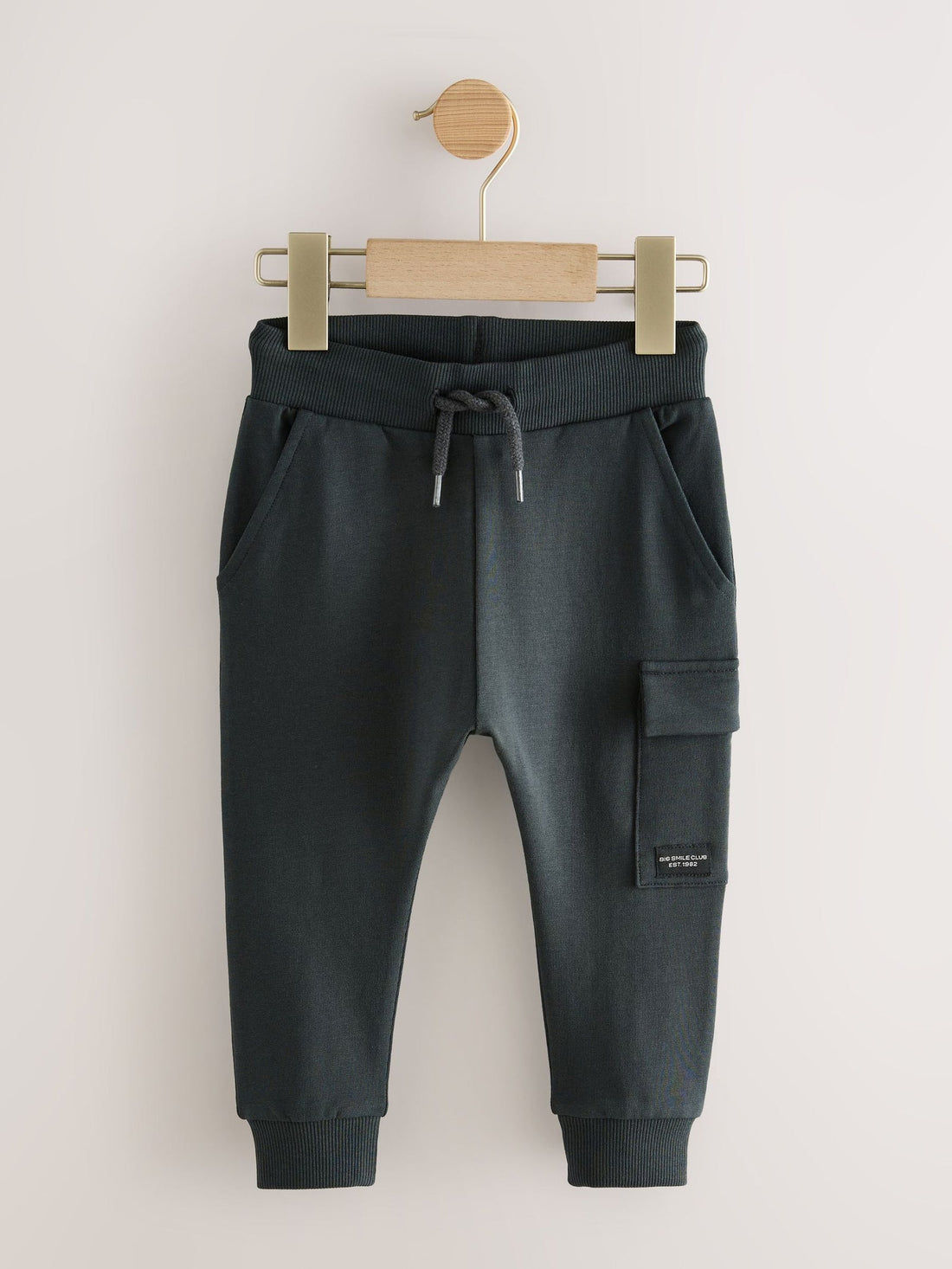 Charcoal Grey Skinny Utility Joggers (3mths-7yrs)