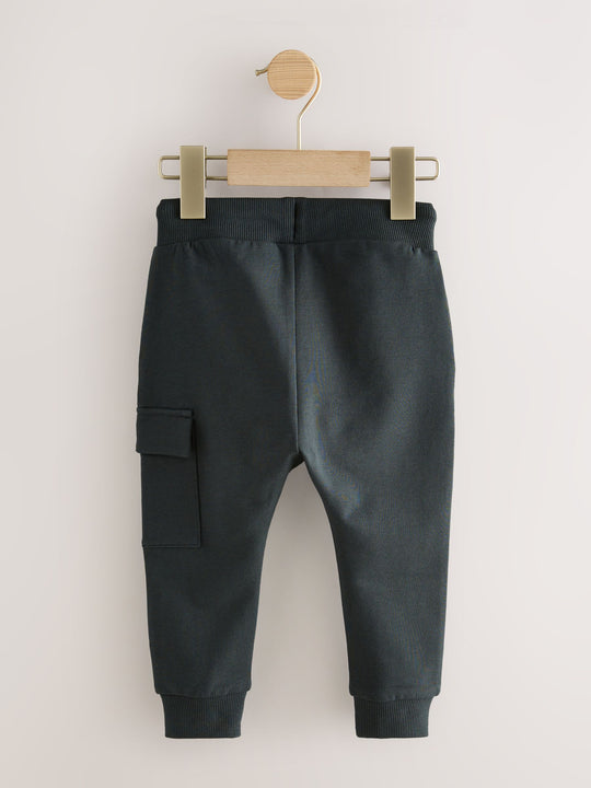 Charcoal Grey Skinny Utility Joggers (3mths-7yrs)