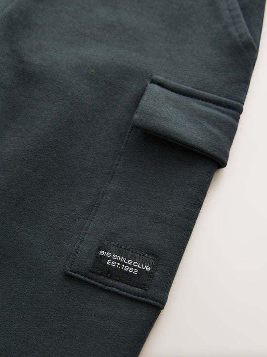 Charcoal Grey Skinny Utility Joggers (3mths-7yrs)