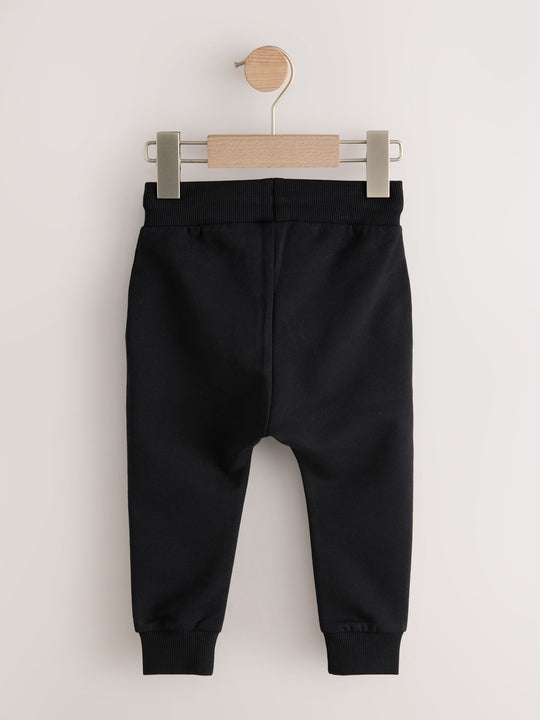 Black Classic Jersey Joggers (3mths-7yrs)