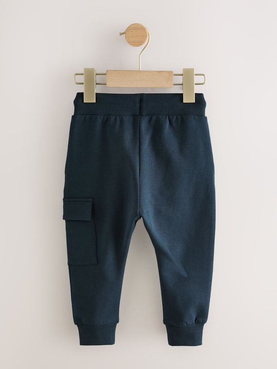 Navy Blue Skinny Utility Joggers (3mths-7yrs)