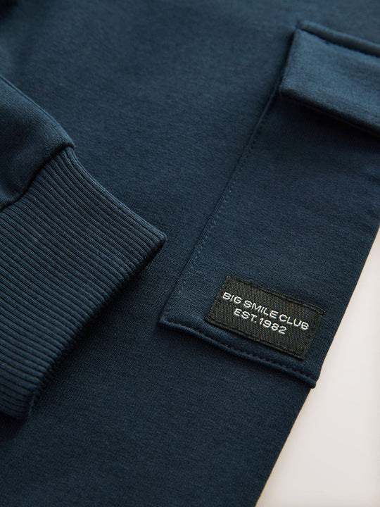 Navy Blue Skinny Utility Joggers (3mths-7yrs)
