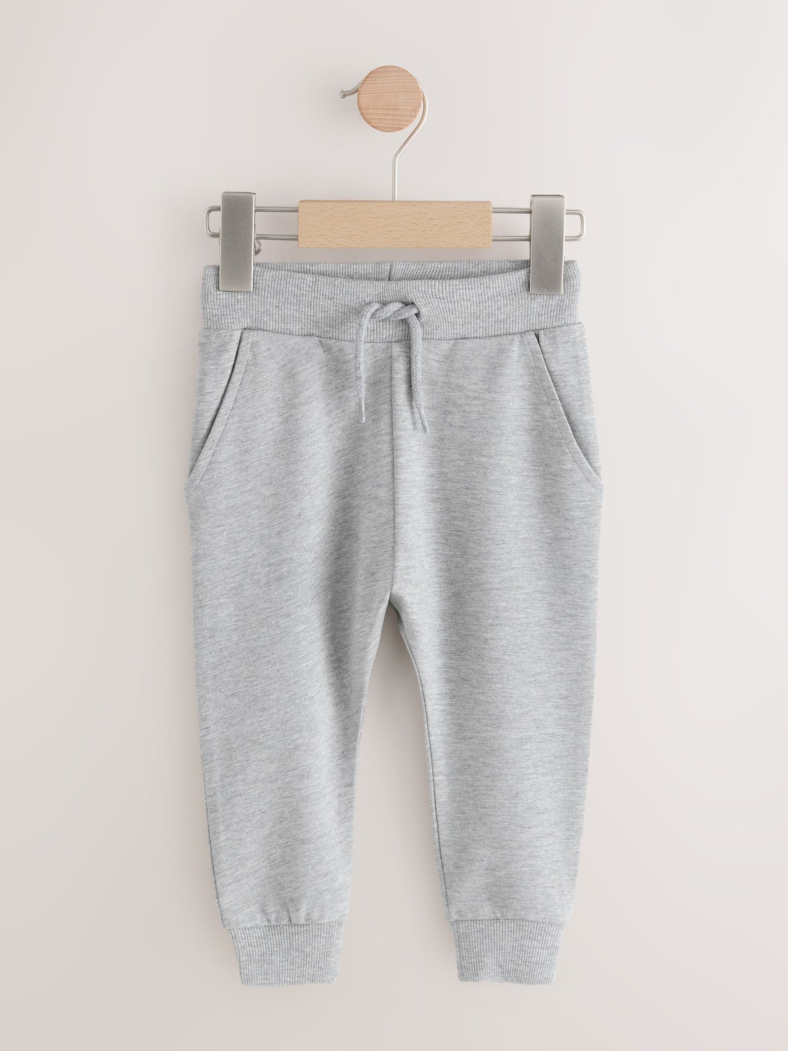 Grey Marl Classic Jersey Joggers (3mths-7yrs)