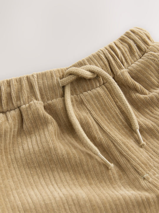 Tan Brown Jersey Cord Joggers (3mths-7yrs)