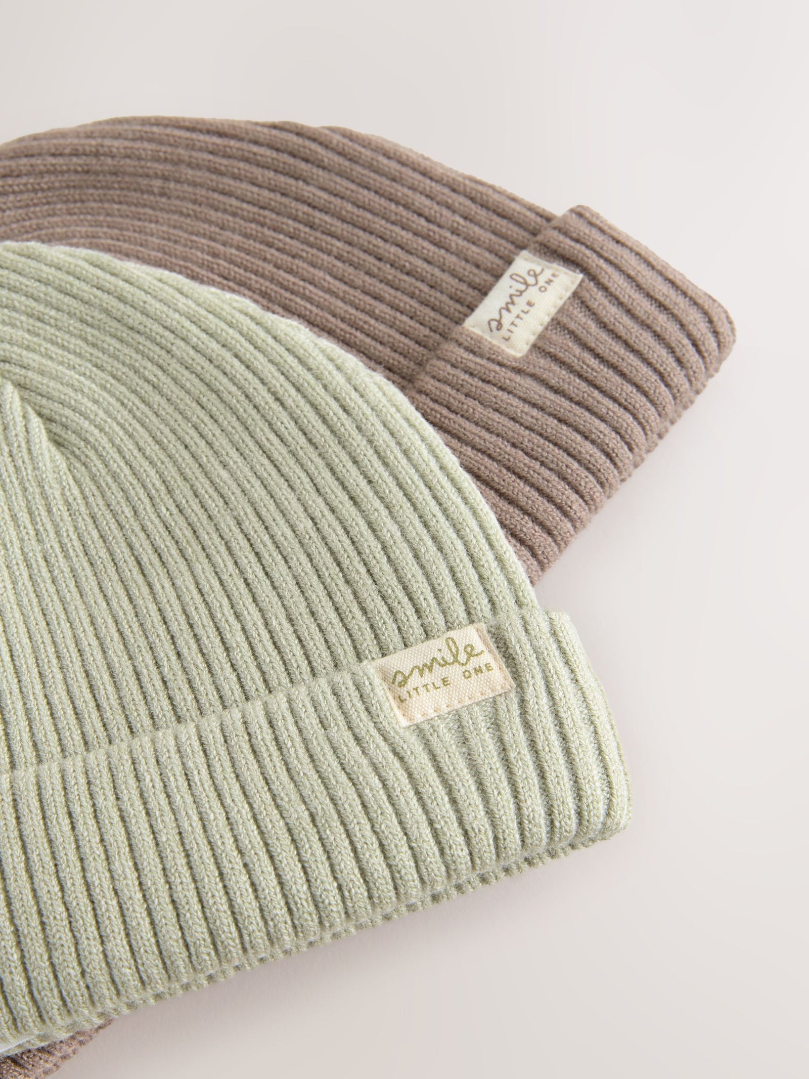 Minerals 2 Pack Baby Beanie Knitted Hats (0mths-2yrs)
