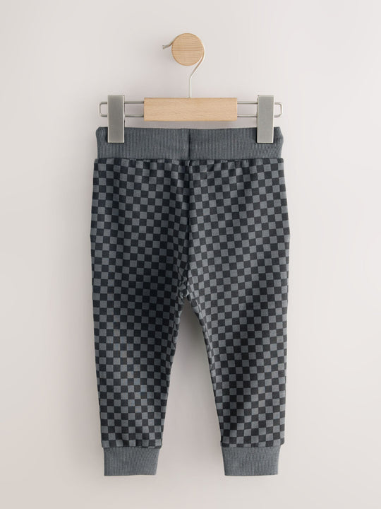Black/Grey Classic Jersey Joggers (3mths-7yrs)