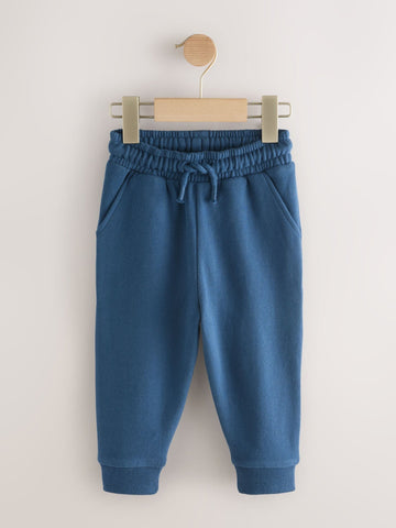 Blue Slim Fit Soft Touch Jersey Joggers (3mths-7yrs)