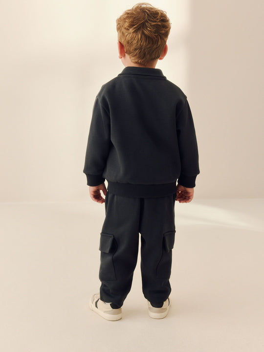 Charcoal Grey T-Shirt And Joggers 3 Piece Set (3mths-7yrs)