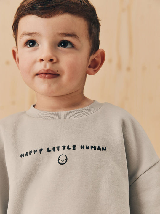 Black/White Printed 2 Pack Sweatshirt And Stripe Joggers Set (3mths-7yrs)