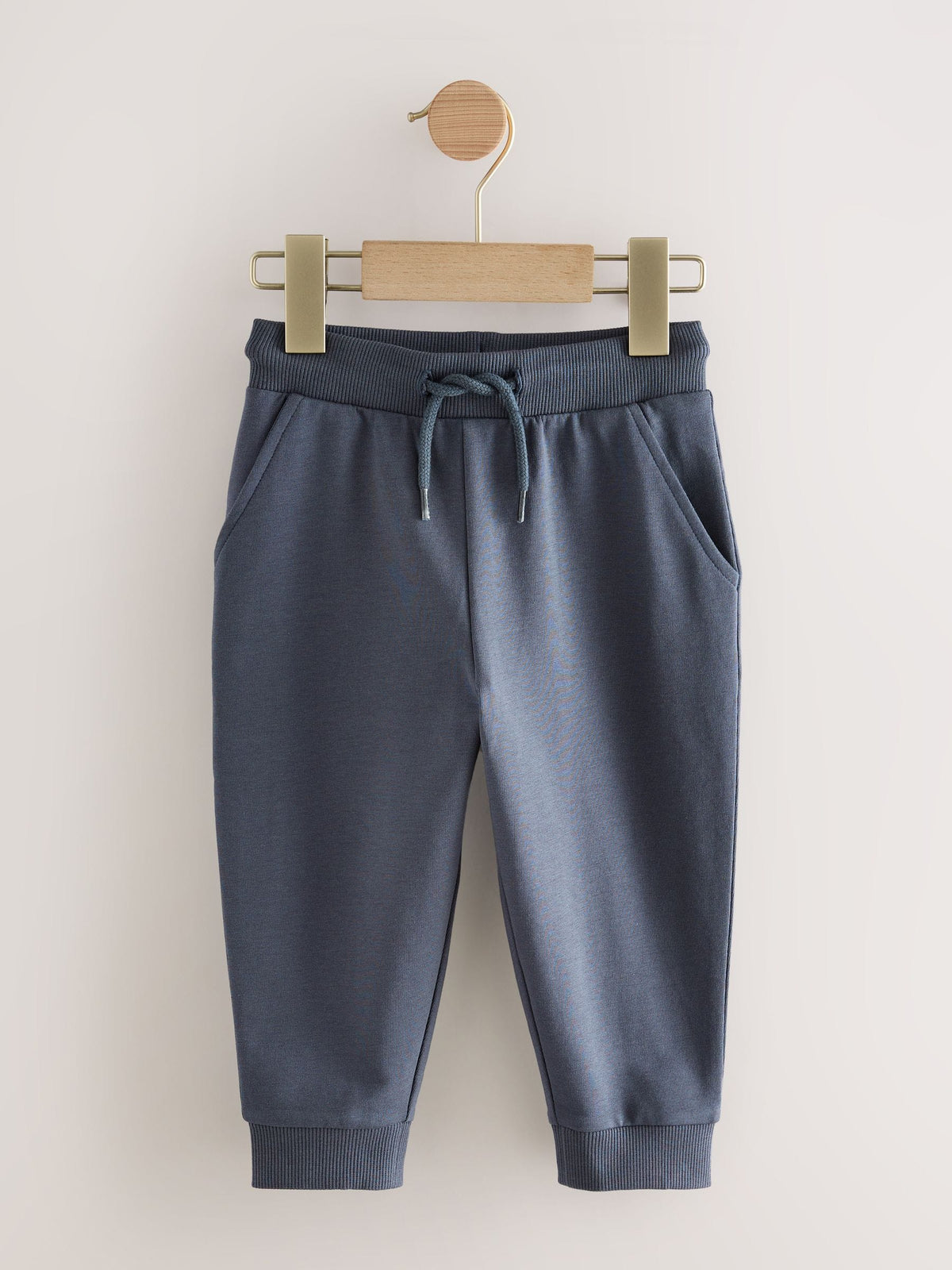 Khaki/Grey/Blue Regular Fit Joggers 5 Pack (3mths-7yrs)