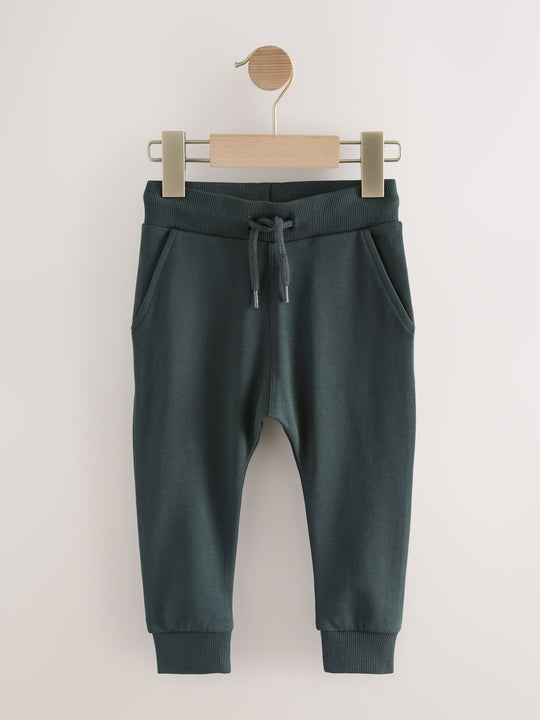 Blue/Tan Brown/Charcoal Grey Super Skinny Joggers 3 Pack (3mths-7yrs)