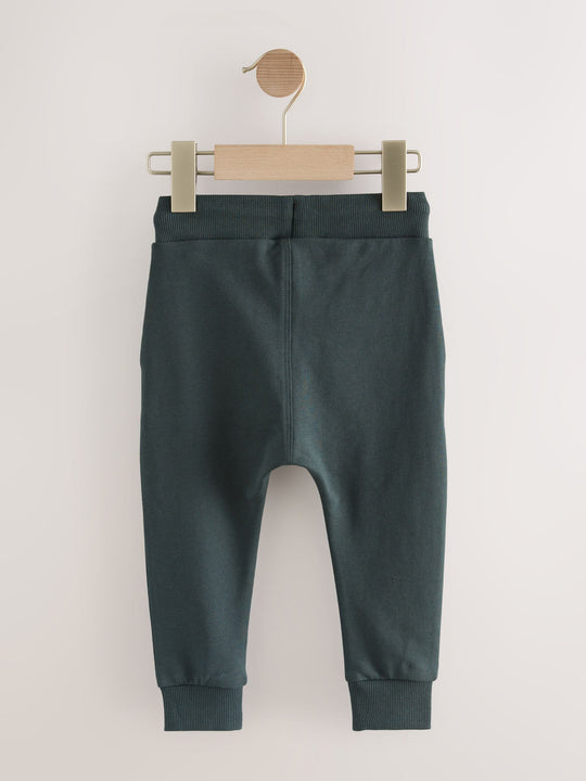 Blue/Tan Brown/Charcoal Grey Super Skinny Joggers 3 Pack (3mths-7yrs)
