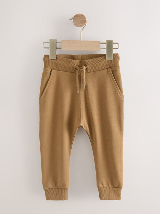 Blue/Tan Brown/Charcoal Grey Super Skinny Joggers 3 Pack (3mths-7yrs)