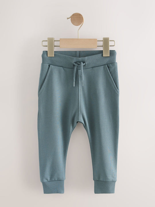 Blue/Tan Brown/Charcoal Grey Super Skinny Joggers 3 Pack (3mths-7yrs)