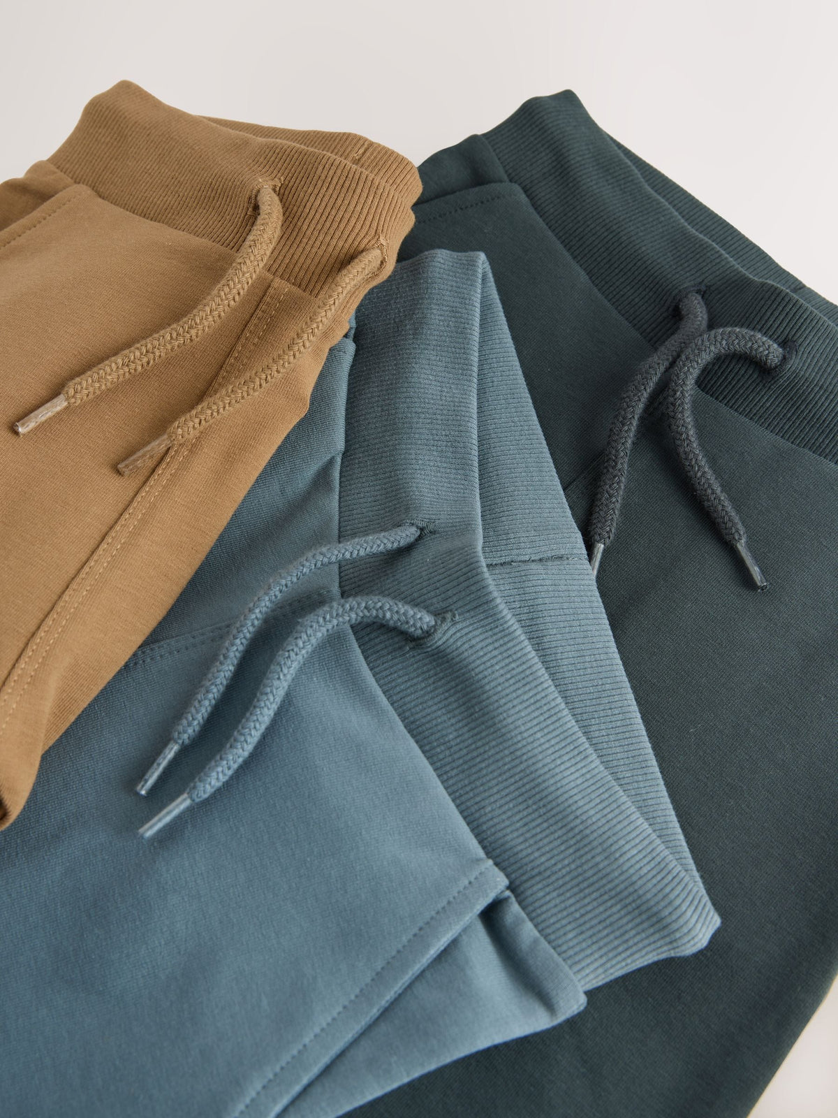 Blue/Tan Brown/Charcoal Grey Super Skinny Joggers 3 Pack (3mths-7yrs)