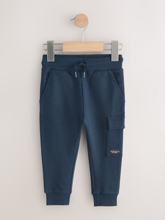 Black/Charcoal Grey/ Stone/Khaki Green Skinny Fit Joggers 5 Pack (3mths-7yrs)