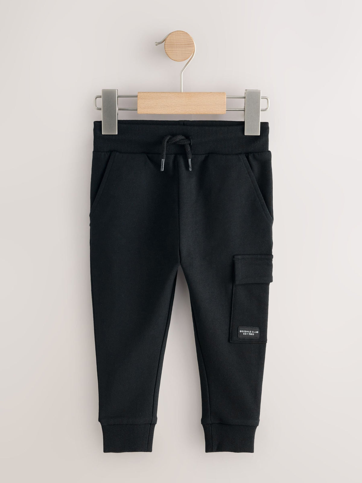 Black/Charcoal Grey/ Stone/Khaki Green Skinny Fit Joggers 5 Pack (3mths-7yrs)