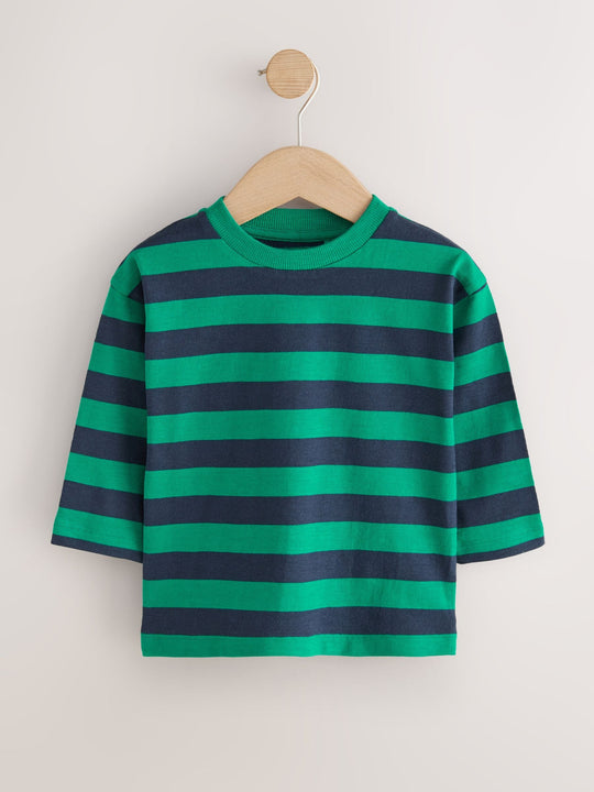 Multi Bright Animals Long Sleeve T-Shirts 5 Pack (3mths-7yrs)