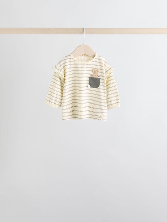 Grey/Cream Character Long Sleeve Top And Leggings Set 6 Piece (0mths-3yrs)